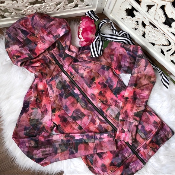 lululemon athletica Jackets & Blazers - NWOT Lululemon Scuba Hoodie Sun Dazed Multi Pink